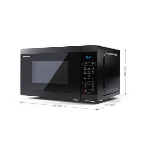 Sharp YC-MS02U-B 20 Litres Microwave Oven - Black
