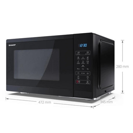 Sharp YC-MS252AU-B 25 Litres Microwave Oven - Black