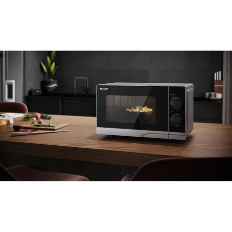 Sharp YC-PS201AU-S 20 Litres Microwave Oven - Silver