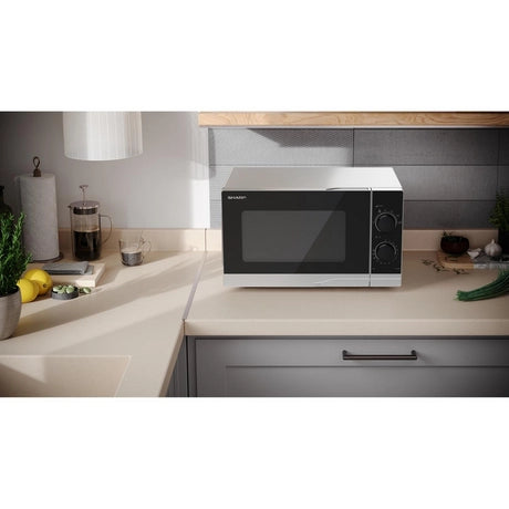 Sharp YC-PS201AU-S 20 Litres Microwave Oven - Silver