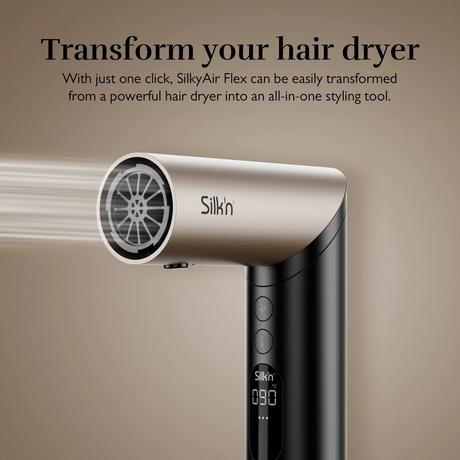 Silk'n SIF5PUK001 SilkyAir Flex Hair Dryer & Styler - Black - Bonus Superstore