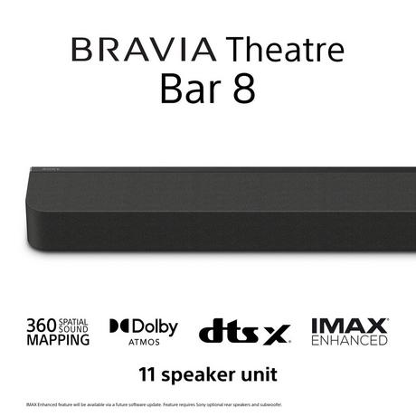 Sony HTA8000.CEK 5.0.2 Dolby Atmos® Soundbar - Black - Bonus Superstore