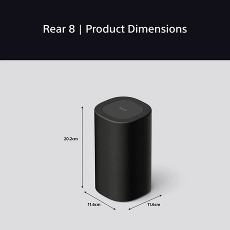 Sony SARS8.CEJ Home Theatre / Wireless Rear Speakers - Black - Bonus Superstore