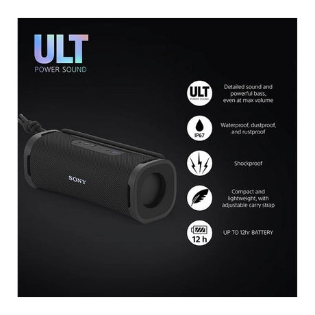 Sony SRSULT50B.CE7 Wireless Bluetooth Portable Speaker - Black
