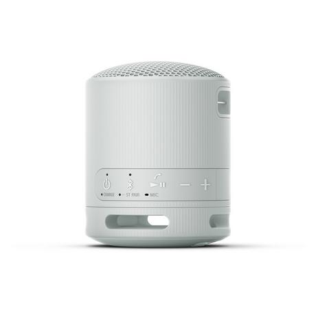 Sony SRSXB100H_CE7 Compact Bluetooth Wireless Speaker - Light Grey - Bonus Superstore