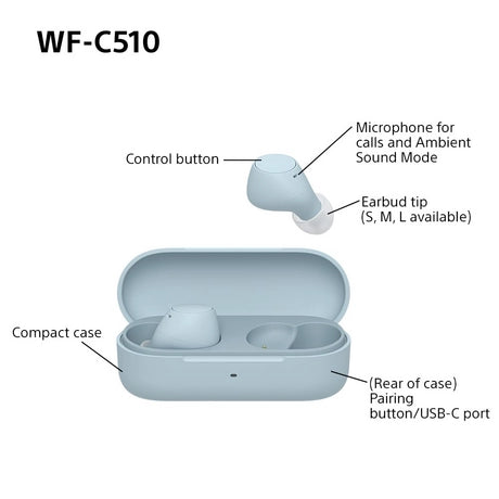 Sony WFC510L.CE7 Wireless In ear headphones - Blue