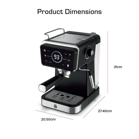 Swan SK22113BLK Espresso Coffee Machine - Black