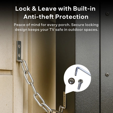 Sylvox OT65B1K4GC 65" Partial Sun Outdoor TV