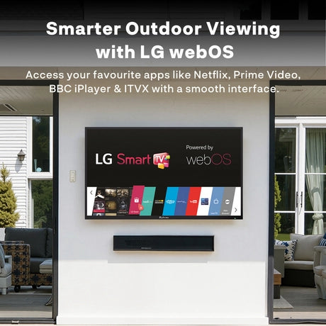 Sylvox OT75B1K4GC 75" Partial Sun Outdoor TV