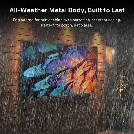 Sylvox OT75B1K4GC 75" Partial Sun Outdoor TV