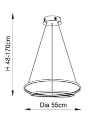 Scribble 1lt Pendant - 72479 - Bonus Superstore