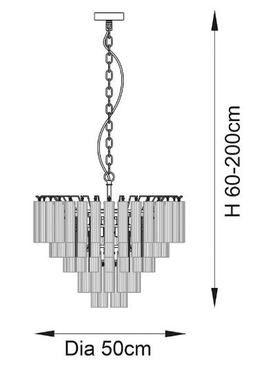 Toulouse 12lt Pendant - 104090