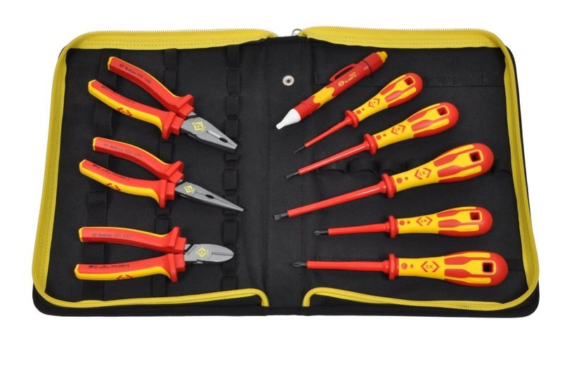 C.K VDE 1000v Electrician's Pliers & Phillips Screwdrivers Kit T5954