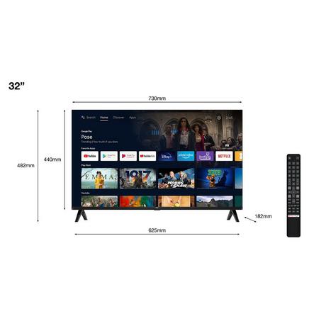 TCL 32S5400AFK 32" Frameless FHD HDR Smart Android TV