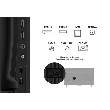 TCL 50V6C-UK 50" 4K Direct LED HDR Google TV