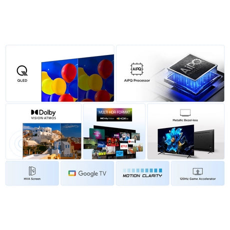 TCL 55P7K-UK 55" 4K QLED Direct LED HDR Google TV - Bonus Superstore