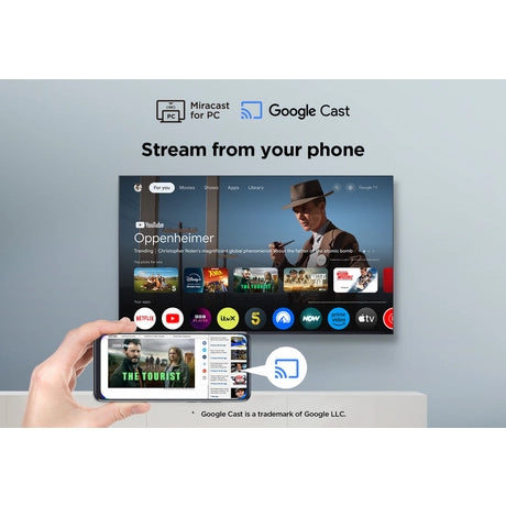 TCL 55V6C-UK 55" 4K Direct LED HDR Google TV - Bonus Superstore