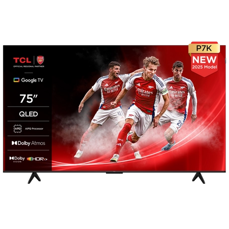 TCL 75P7K-UK 75" 4K QLED Direct LED HDR Google TV