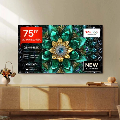 TCL 75Q6C-UK 75" 4K QD-Mini LED UHD Smart Google TV - Bonus Superstore