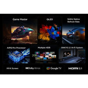 TCL 75T8C-UK 75" 4K QLED HDR Ultra HD Google TV - Bonus Superstore