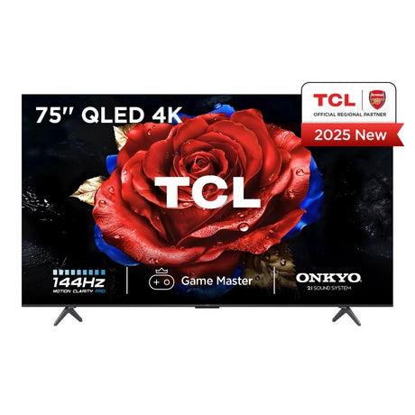 TCL 75T8C-UK 75" 4K QLED HDR Ultra HD Google TV - Bonus Superstore