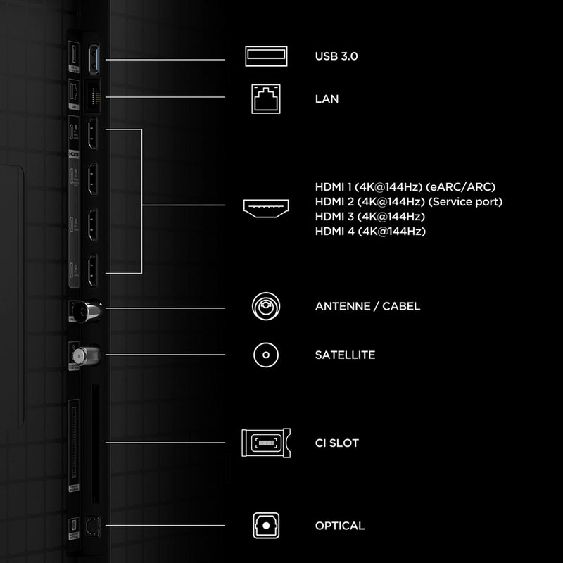 TCL 85C8L-UK 85" 4K Ultra HD QD-Mini LED Google TV