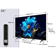 TCL 85P7K-UK 85" QLED Direct LED HDR Google TV - Bonus Superstore
