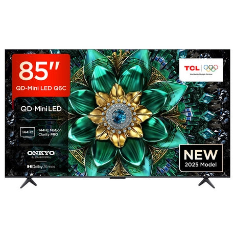 TCL 85Q6C-UK 85" 4K QD-Mini LED UHD Smart Google TV
