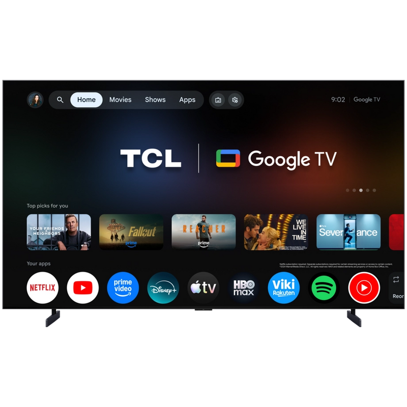 TCL 98A400M-UK 98" QD-MINI LED TV - Black