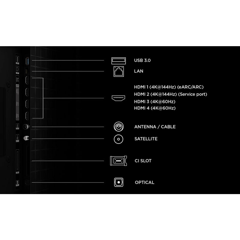 TCL 98A400U-UK 98" QD-MINI LED TV