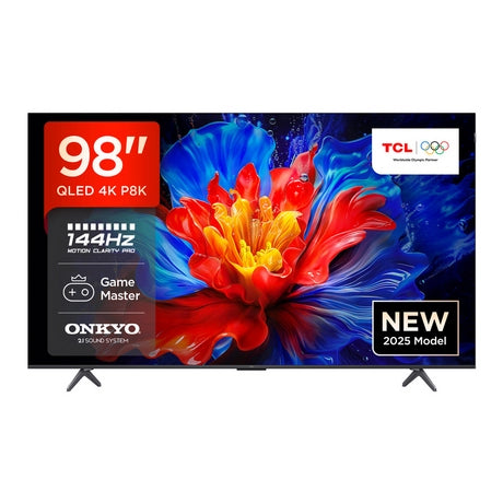 TCL 98P8K-UK 98" 4K QLED HDR Ultra HD Google TV - Bonus Superstore