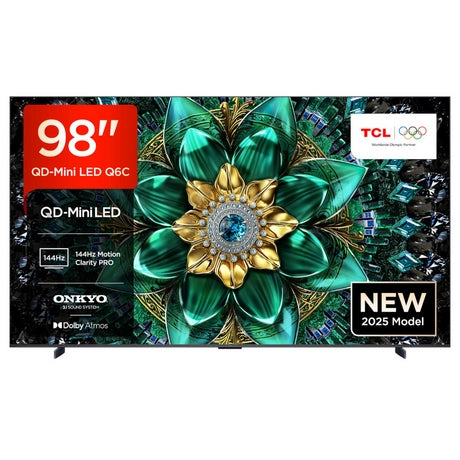 TCL 98Q6C-UK 98" 4K QD-Mini LED UHD Smart Google TV - Bonus Superstore