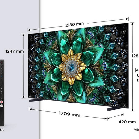 TCL 98Q6C-UK 98" 4K QD-Mini LED UHD Smart Google TV