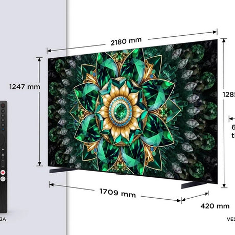 TCL 98Q7C-UK 98" 4K QD-Mini LED UHD Smart Google TV