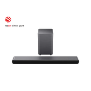 TCL S55H 2.1 ch Dolby Atmos & DTS Virtual:X Wireless Soundbar with Wireless Subwoofer - Dark Titanium TCL