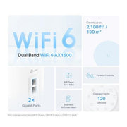 TP-Link DecoX1500 Whole Home Mesh Wi-Fi 6 System - White - Bonus Superstore