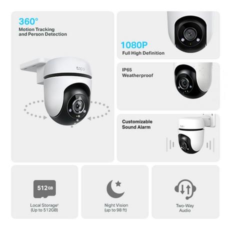 TP-Link TAPOC500 Outdoor Pan/Tilt Security Wi-Fi Camera - Bonus Superstore
