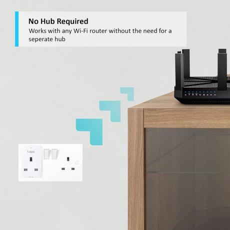 TP-Link TAPOP110 Energy Monitoring Mini Smart Wi-Fi Plug - White - Bonus Superstore