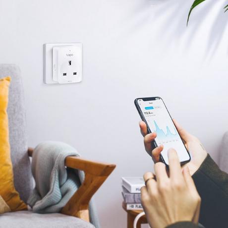 TP-Link TAPOP110 Energy Monitoring Mini Smart Wi-Fi Plug - White - Bonus Superstore