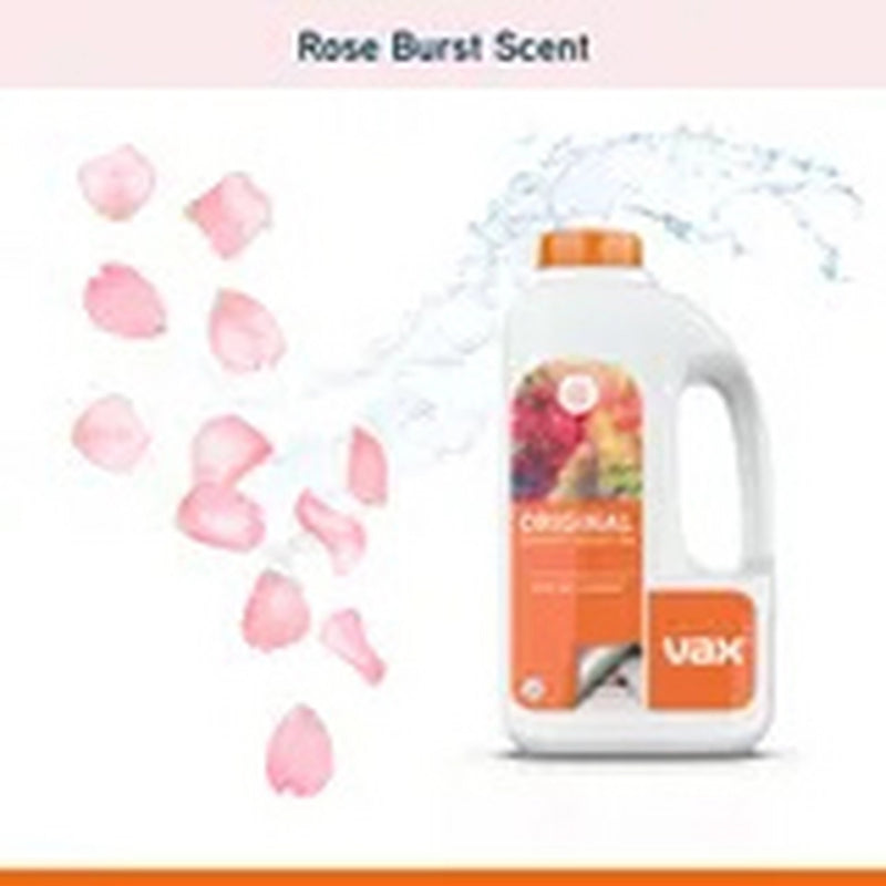 Vax 1-9-142055 Original Carpet Cleaning Solution 1.5L, Rose burst scent - White