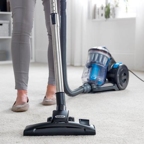 Vax CCQSASV1P1 Air Stretch Pet Vacuum Cleaner - Grey & Blue - Bonus Superstore