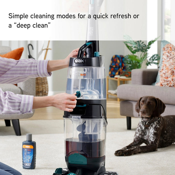 Vax CDCW-PMXP Platinum Power Max Pet-Design Carpet Cleaner - Black & Teal