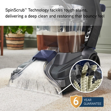 Vax CDCW-SSXA VAX SpinScrub Power Plus - Grey and Navy Blue - Bonus Superstore