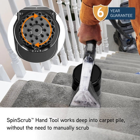 Vax CDCW-SSXA VAX SpinScrub Power Plus - Grey and Navy Blue - Bonus Superstore