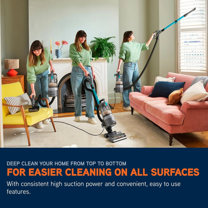 Vax CDUP-LORP LiftOut Reach Pet-Design Upright Vacuum Cleaner - Graphite / Teal