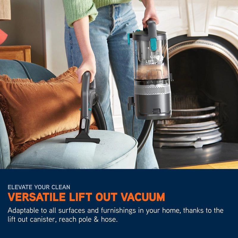 Vax CDUP-LORP LiftOut Reach Pet-Design Upright Vacuum Cleaner - Graphite / Teal