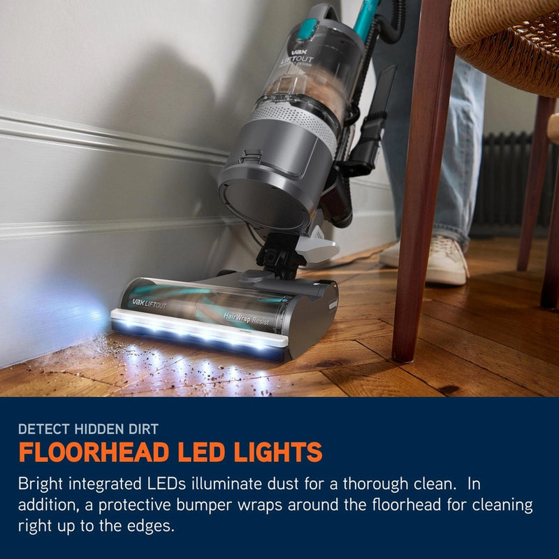 Vax CDUP-LORP LiftOut Reach Pet-Design Upright Vacuum Cleaner - Graphite / Teal