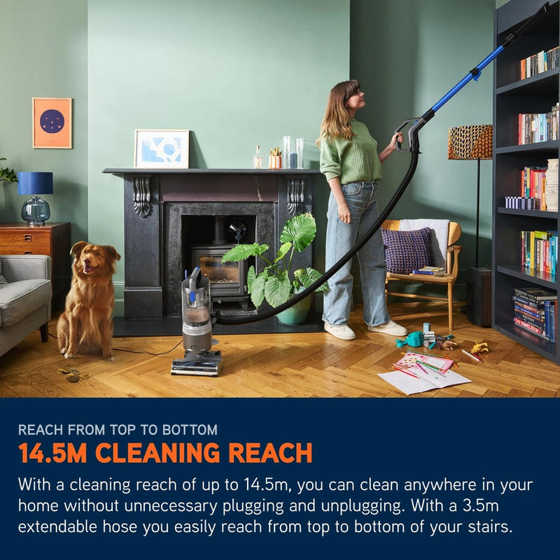 Vax CDUP-LOXR LiftOut Reach Pet Upright Vacuum - Graphite / Blue
