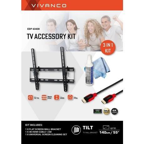 Vivanco 63438 TV Accessories Kit - Bonus Superstore