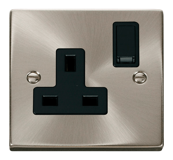 Click VPSC035BK 13A 1 Gang DP Switched Socket Outlet